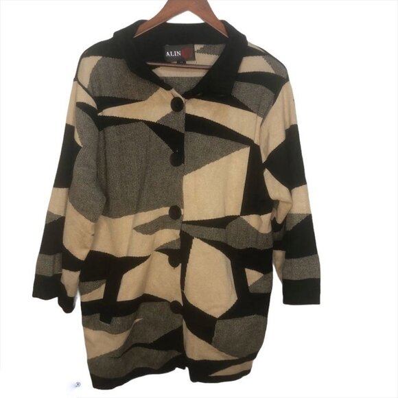 Alin  Cardigan Sweater Size Large - Picture 1 of 7